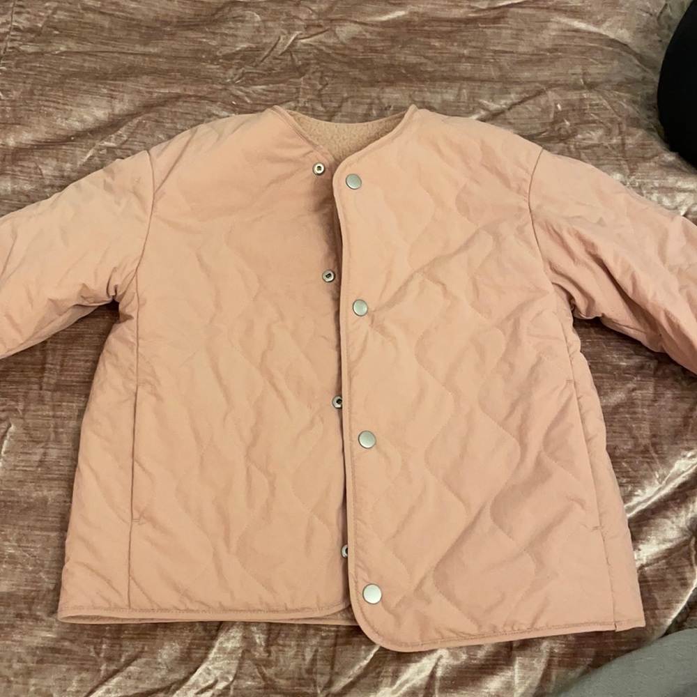 Kids light pink Uniqlo jacket